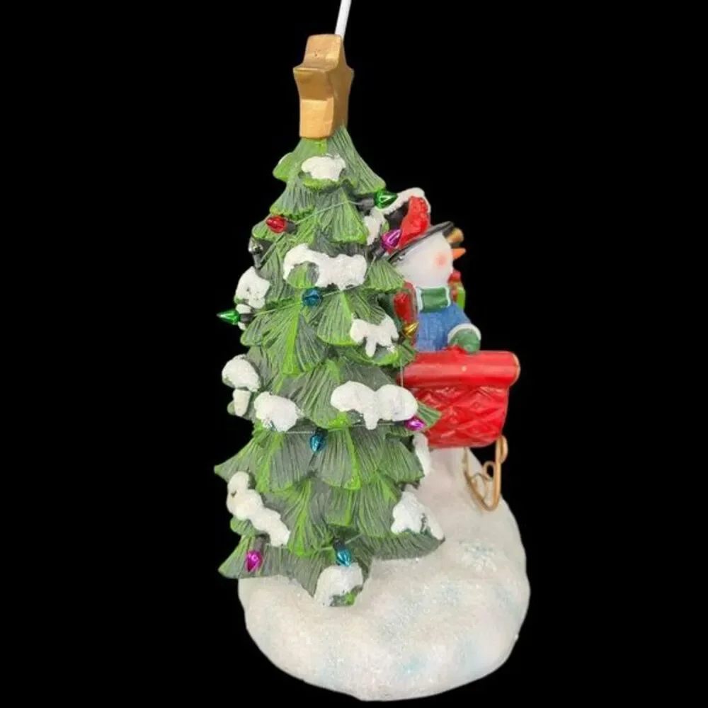 Yankee Candle Christmas‎ Tart Warmer Snowman Sled North Pole Tree MISSING BOWL